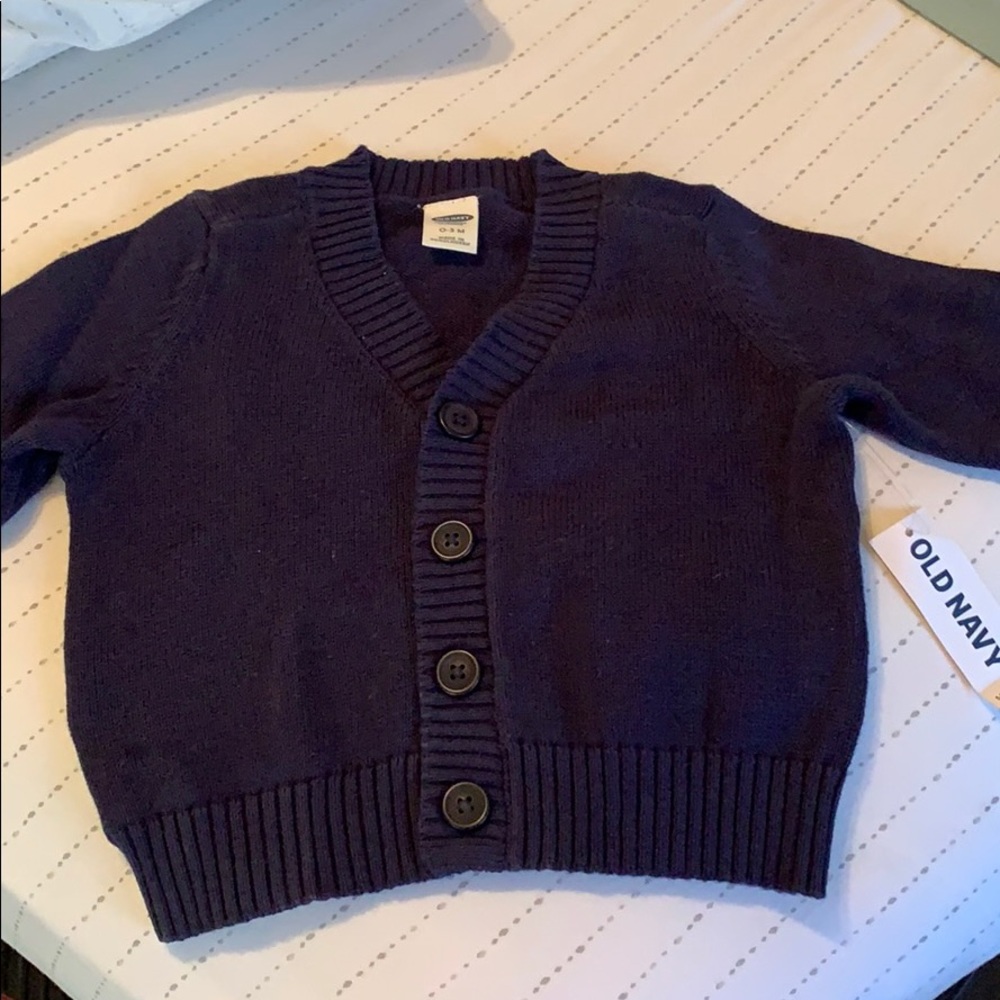 Blue baby sweater